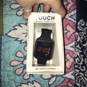 Led touchscreen watch